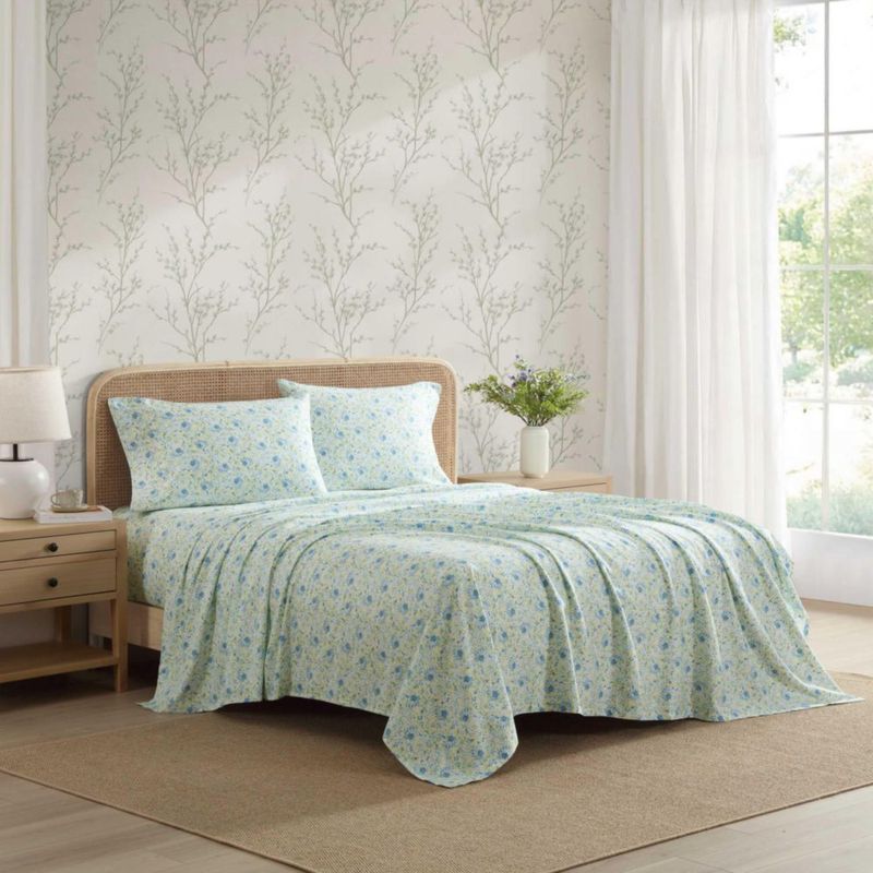 Juego de sábanas Laura Ashley Full 206 cm 32 x 53 cm