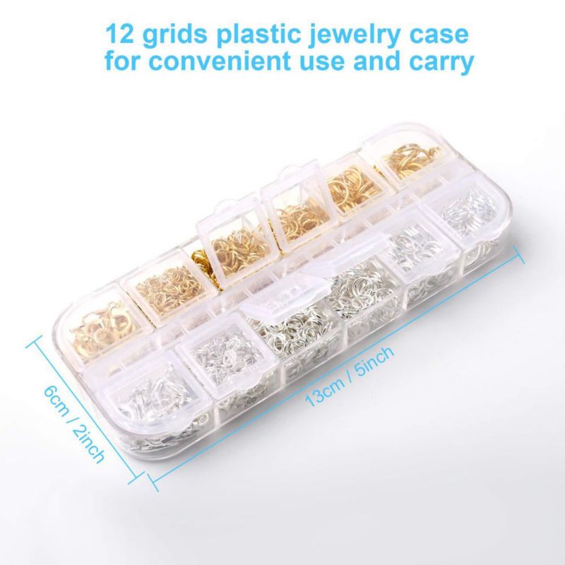 Aros de Salto Defabee 1200 piezas - Kit de Fabricación de Joyería