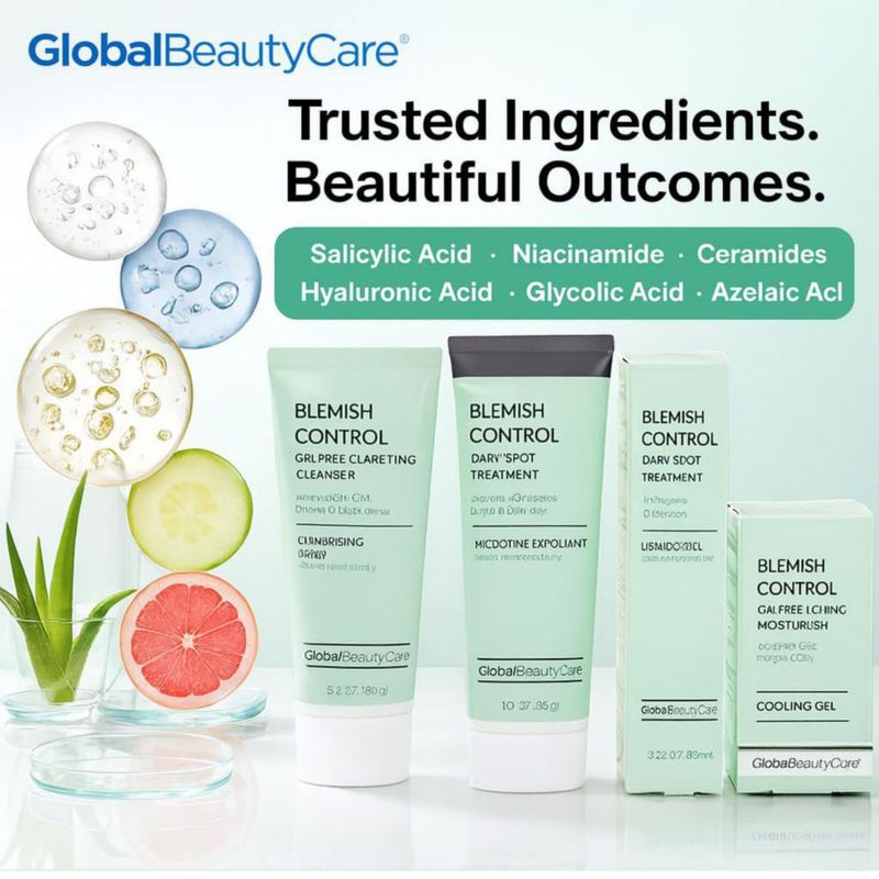 Kit de Cuidado Facial Global Beauty Care Control de Imperfecciones