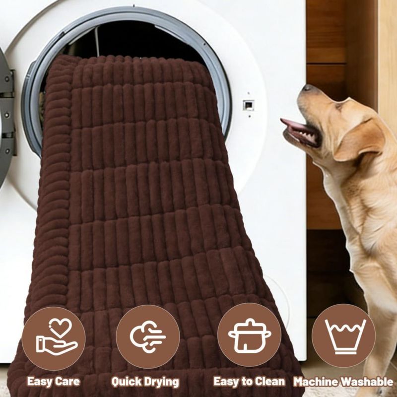 Cubre Asiento de Coche para Perro CoSofSLIP 60x122 cm Marrón Oscuro