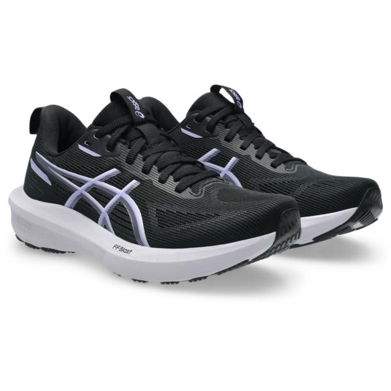 Zapatillas de Running ASICS GT-1000 14 para Mujer Negro/Lila 23 cm
