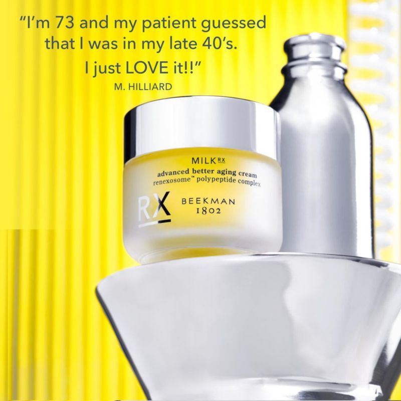 Crema facial anti‑edad Beekman 1802 15 ml Milk RX Avanzada