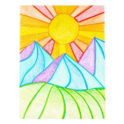 Crayones Colorations 200 piezas 16 colores triangulares