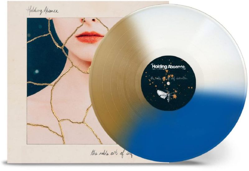Vinilo Sharptone Records Blanco/Oro/Azul Tri‑color