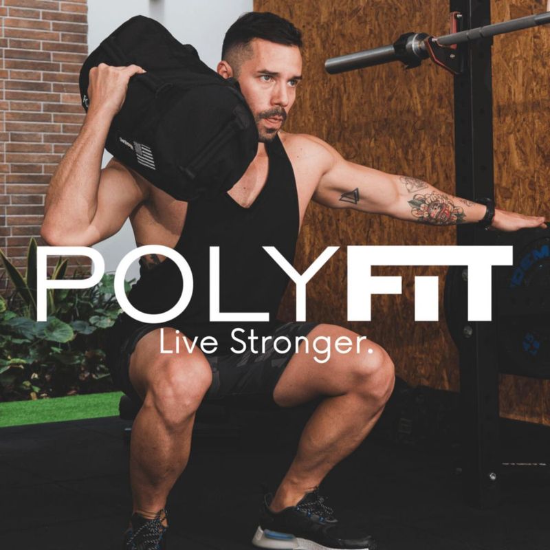 Saco de arena Polyfit 27 kg negro camuflaje con triple cierre