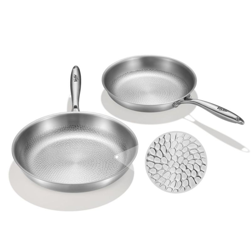 Sartén SAUTE_FRY_PAN VocVoi 25 cm + 30 cm Titanio Antiadherente Pro