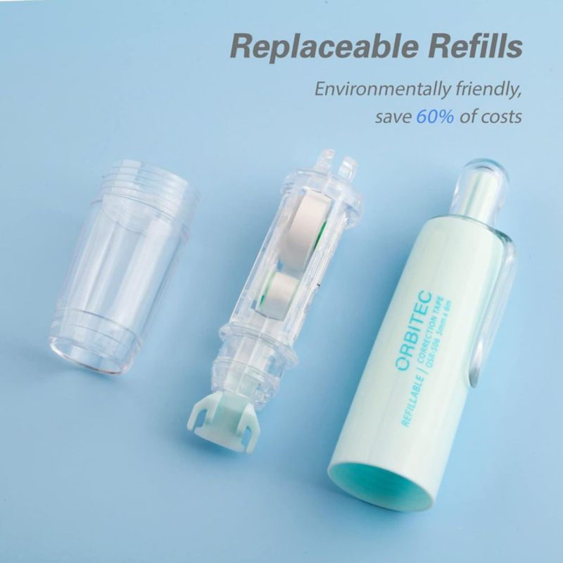 Cinta Correctora BITOSEE Recargable de Secado Rápido - Pack de 2