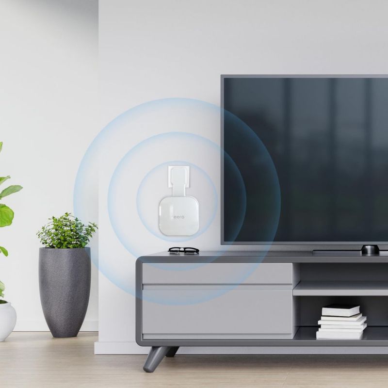 Soporte de pared Mamerry para eero 7 - Pack de 2 unidades blanco