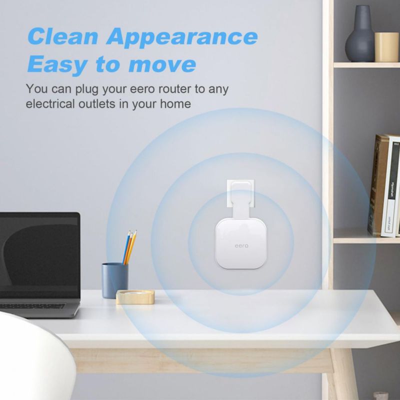 Soporte de pared Mamerry para eero 7 - Pack de 2 unidades blanco