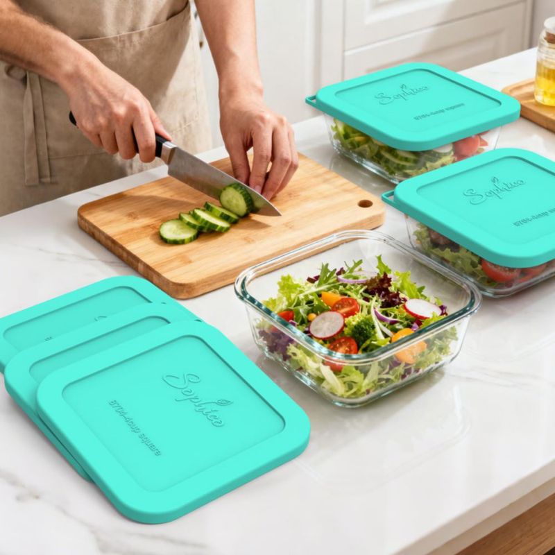 Tapa de contenedor SOPHICO 17 cm para Pyrex/Snapware de 4 tazas