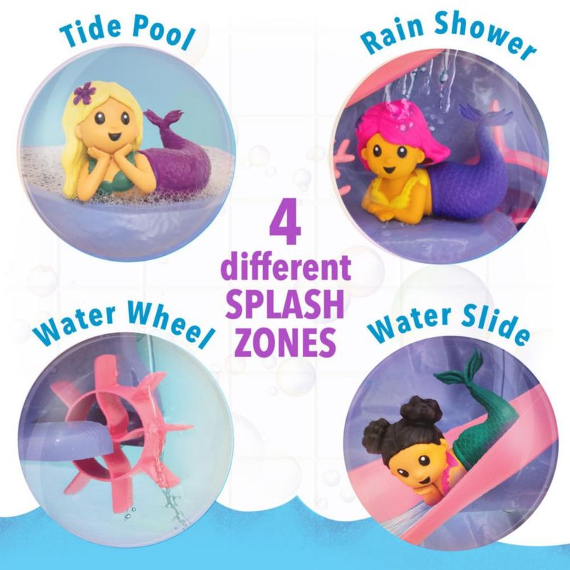 Set de juego MindWare Sirena Color Splash Parque acuático para bañera