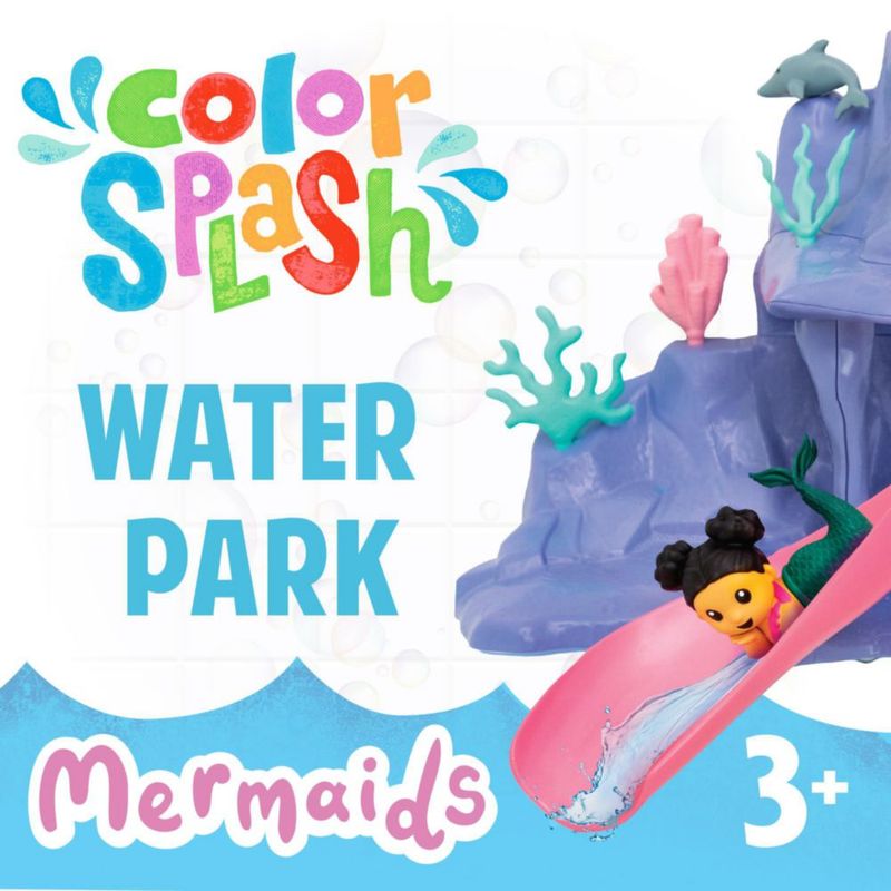 Set de juego MindWare Sirena Color Splash Parque acuático para bañera