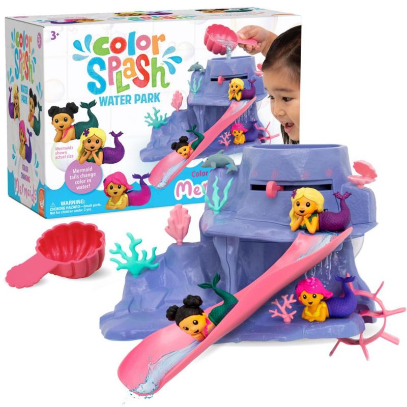 Set de juego MindWare Sirena Color Splash Parque acuático para bañera
