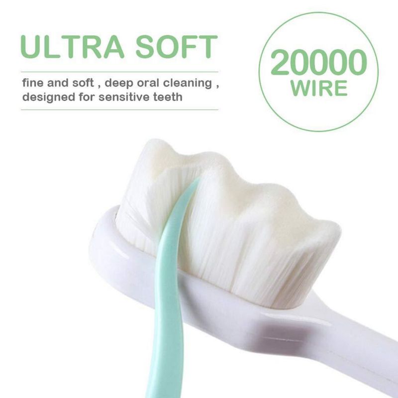Cepillo de dientes EasyHonor extra suave 6 uds 18 cm