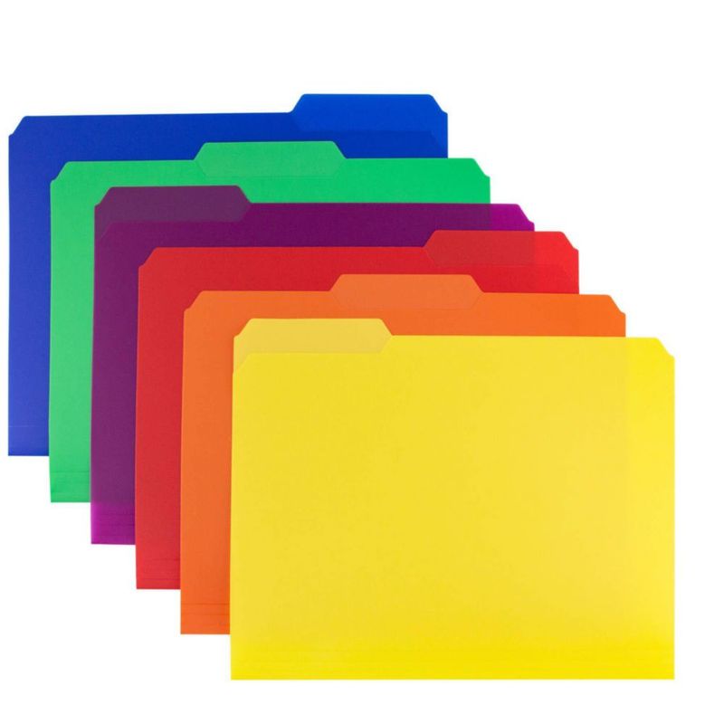 Carpeta de archivo Dunwell tamaño carta paquete de 6 colores surtidos
