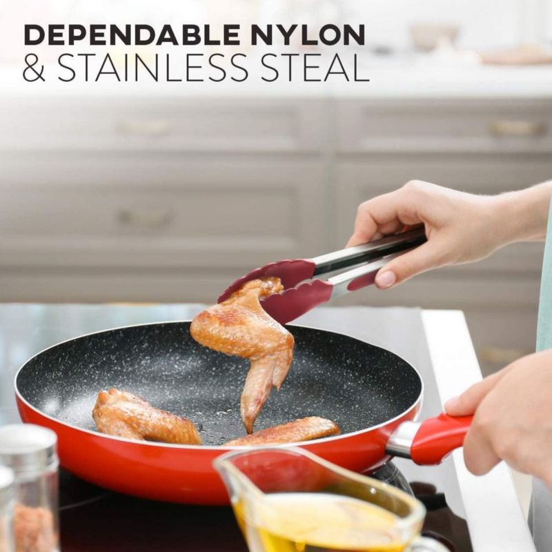 Set de 24 Utensilios de Cocina EATEX de Nylon Rojo
