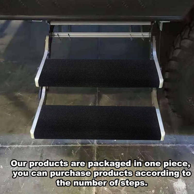 Cubiertas para escalones de autocaravana NEWFOM 46‑58 cm juego de 2