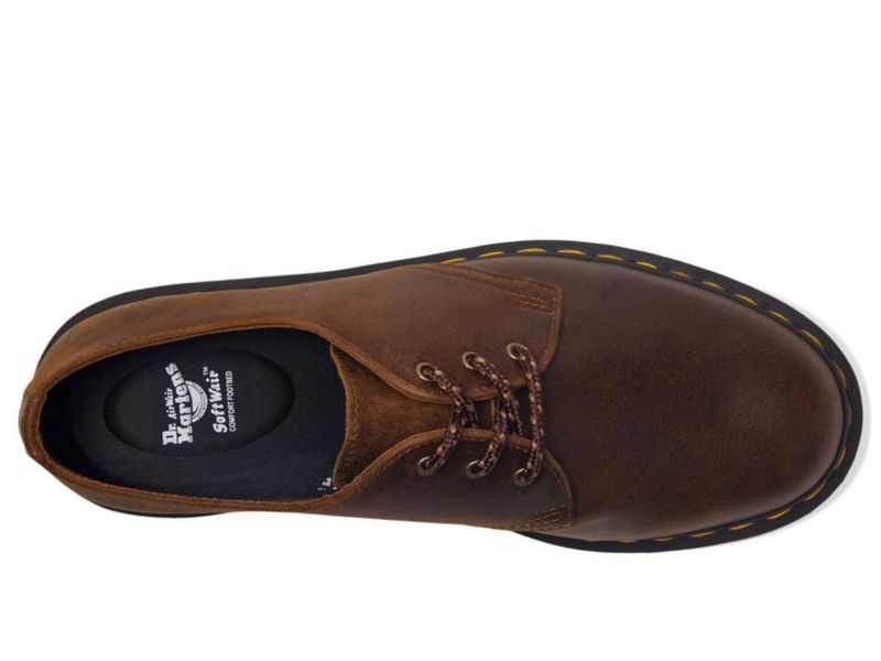 Zapatos Oxford Dr. Martens Dark Tan Unisex Talla 7 Hombre / 8 Mujer