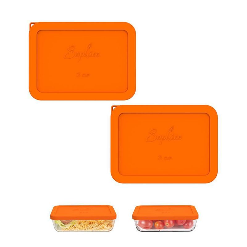 Tapa de contenedor SOPHICO de silicona para 3 tazas (2 unidades)