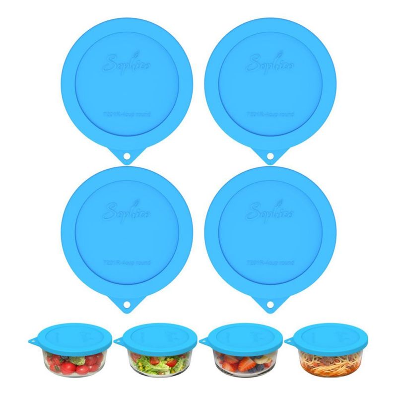 Tapa de silicona SOPHICO 4 tazas (7201R) - juego de 6