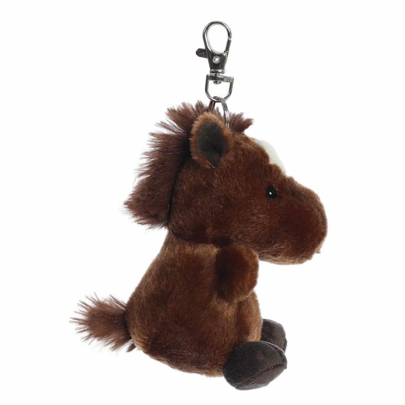 Peluche Aurora Palm Pals Caballo Marrón 10 cm con Clip