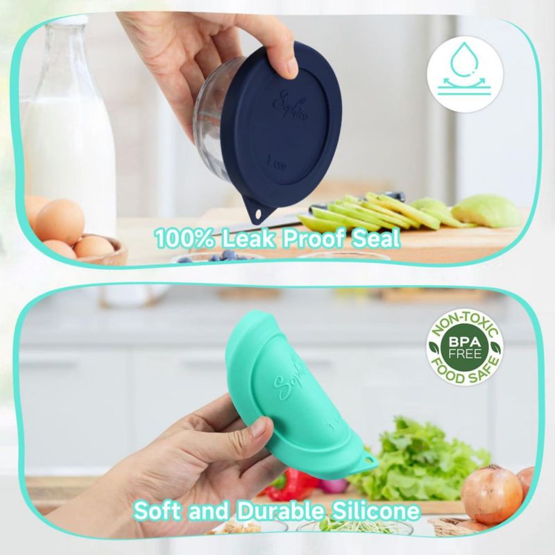 Tapa de silicona SOPHICO para 1 taza – Pack de 6