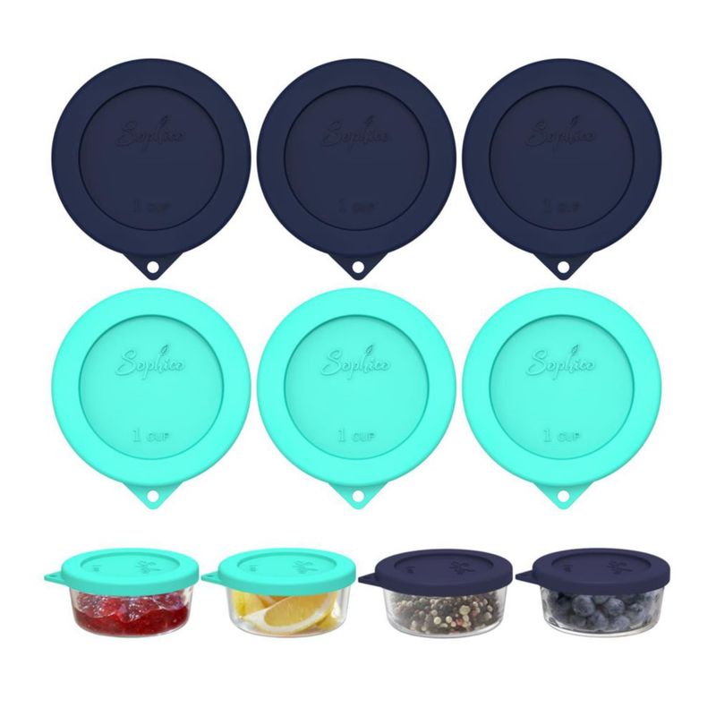 Tapa de silicona SOPHICO para 1 taza – Pack de 6