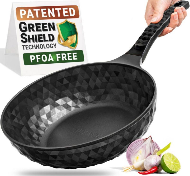 Wok KOREA KING 28 cm antiadherente con recubrimiento de titanio