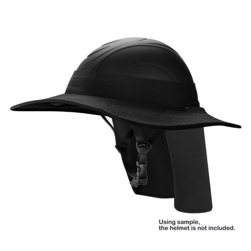 Visor para Casco Tontron 73 cm Negro con Solapa Desmontable