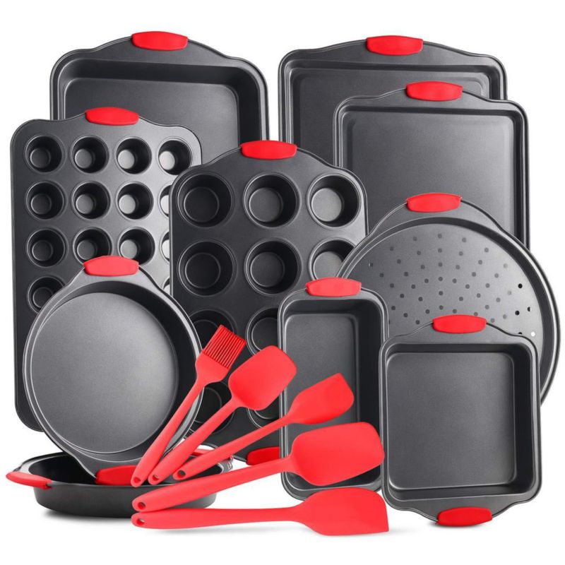 Juego de Utensilios para Hornear EATEX de 15 Piezas Antiadherente con Espátulas