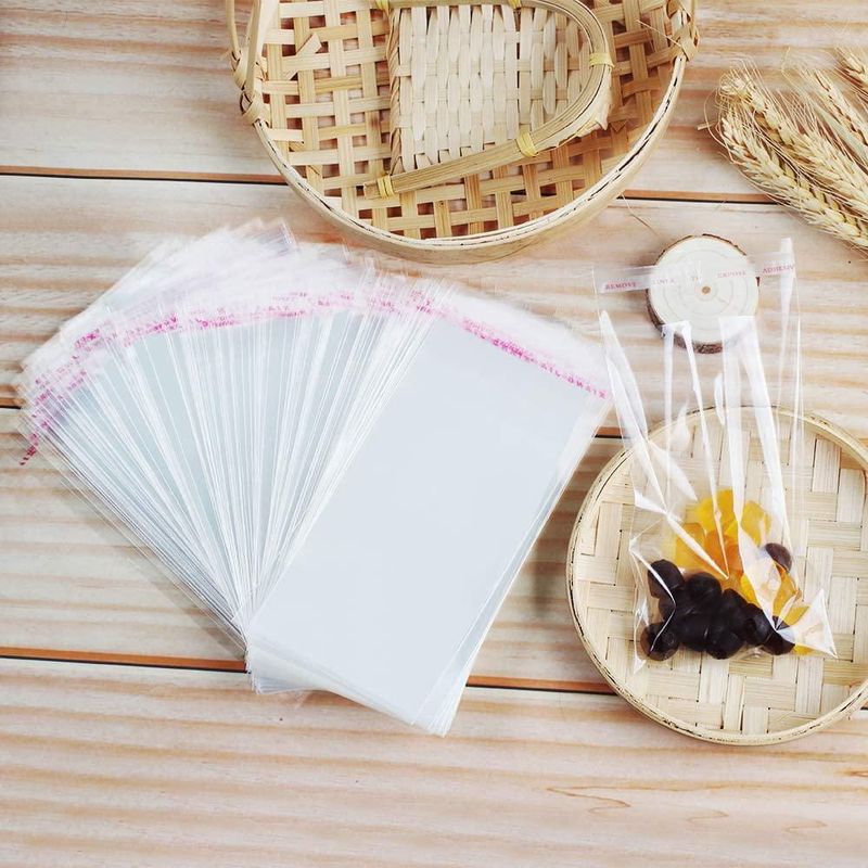 Bolsas DIAEMI 400 uds 9 × 17 cm transparentes con cierre autoadhesivo OPP