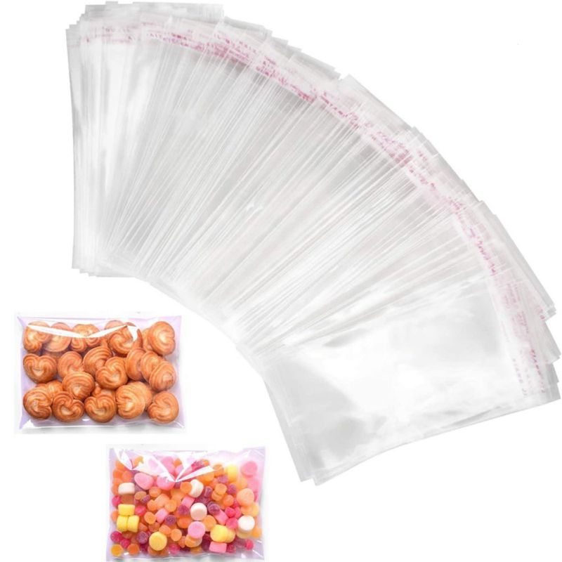 Bolsas DIAEMI 400 uds 9 × 17 cm transparentes con cierre autoadhesivo OPP