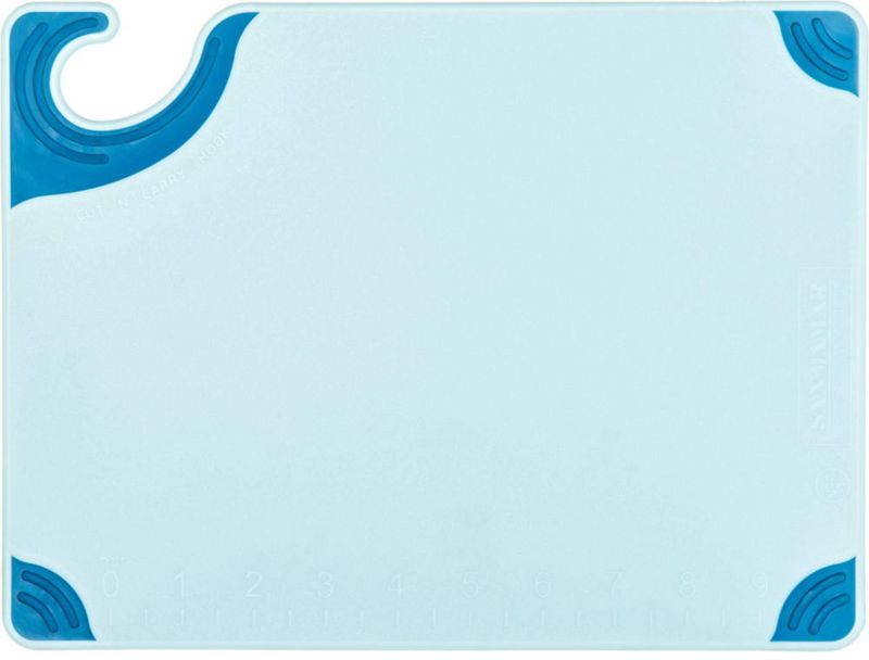 Tabla de cortar San Jamar 23x30x1 cm azul - 1 unidad