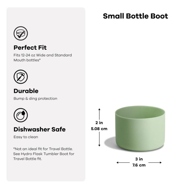 Funda para Botella Hydro Flask Pequeña Color Avena de Silicona