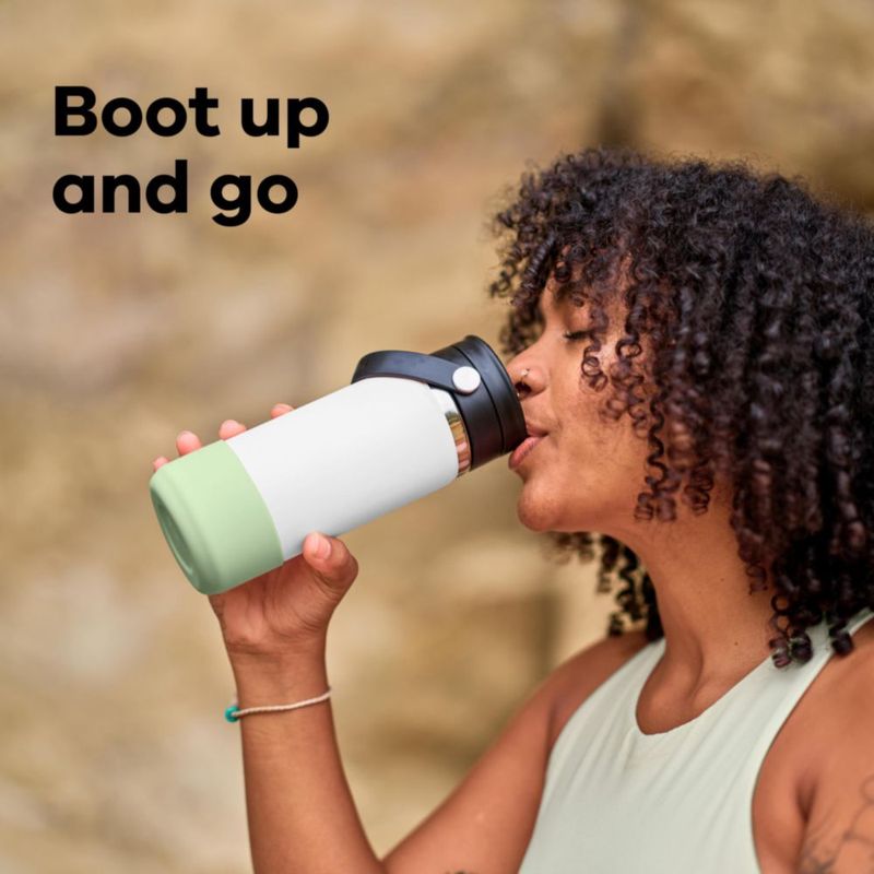 Funda para Botella Hydro Flask Pequeña Color Avena de Silicona