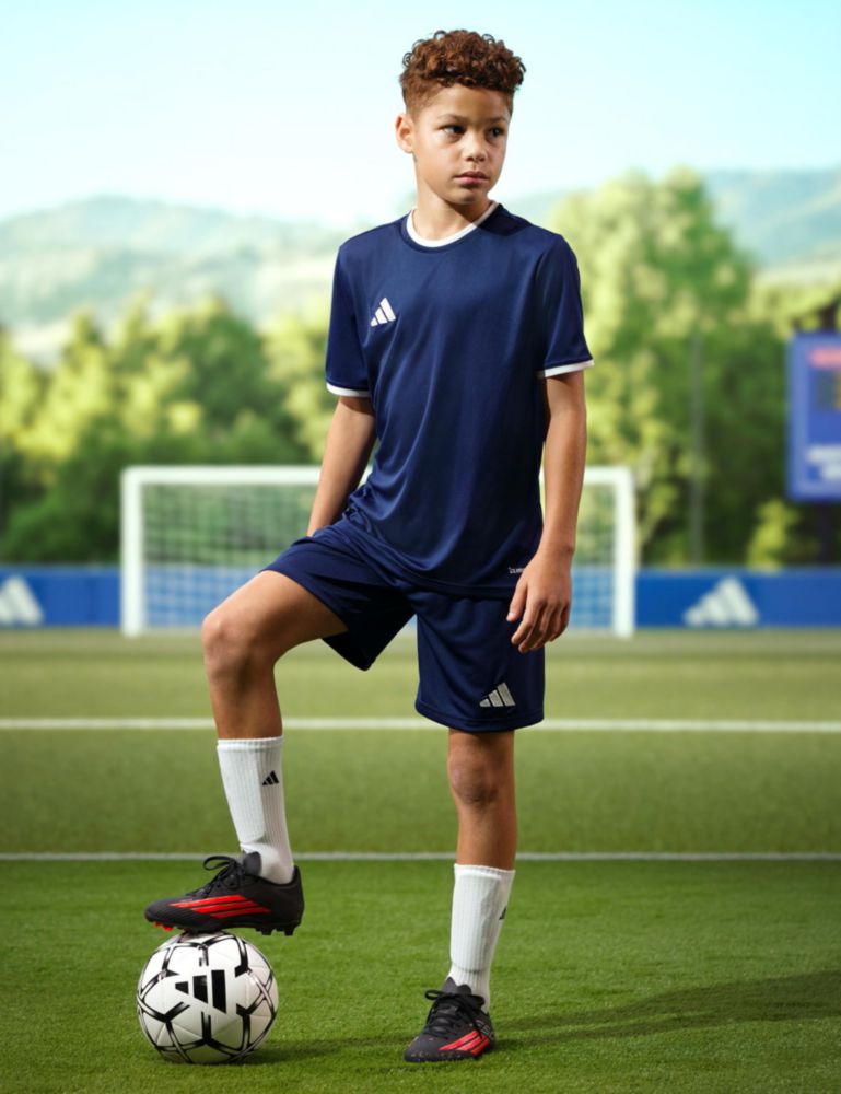Shorts adidas Entrada26 X‑Small azul marino/blanco