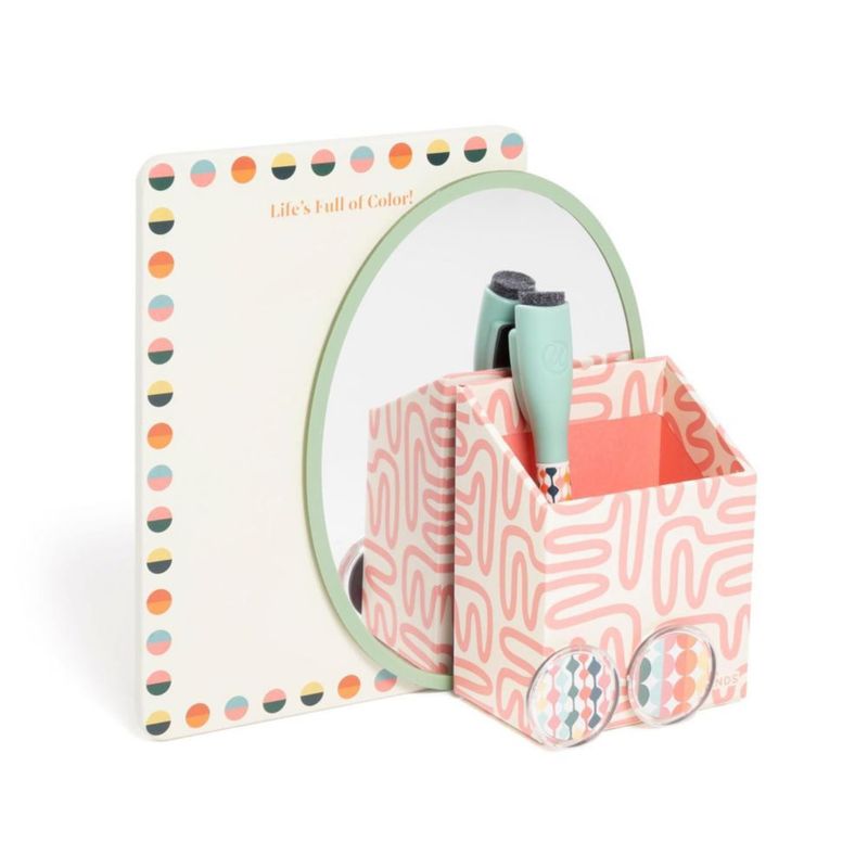 Kit de Accesorios Magnéticos U Brands – Diseño Colorido Cubista