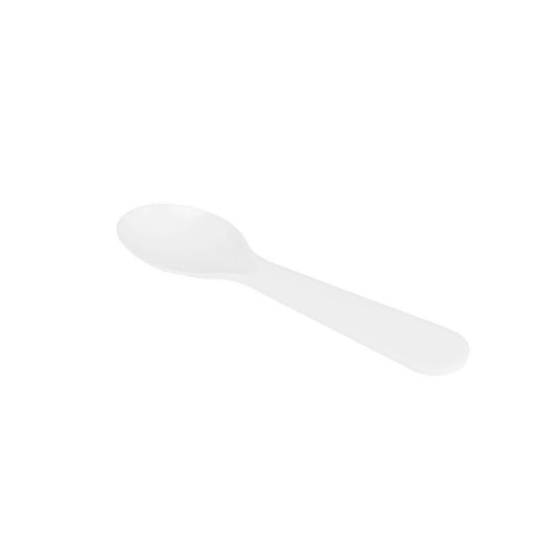 Cucharas Karat U2450W 7 cm PS Blanco 4000 uds