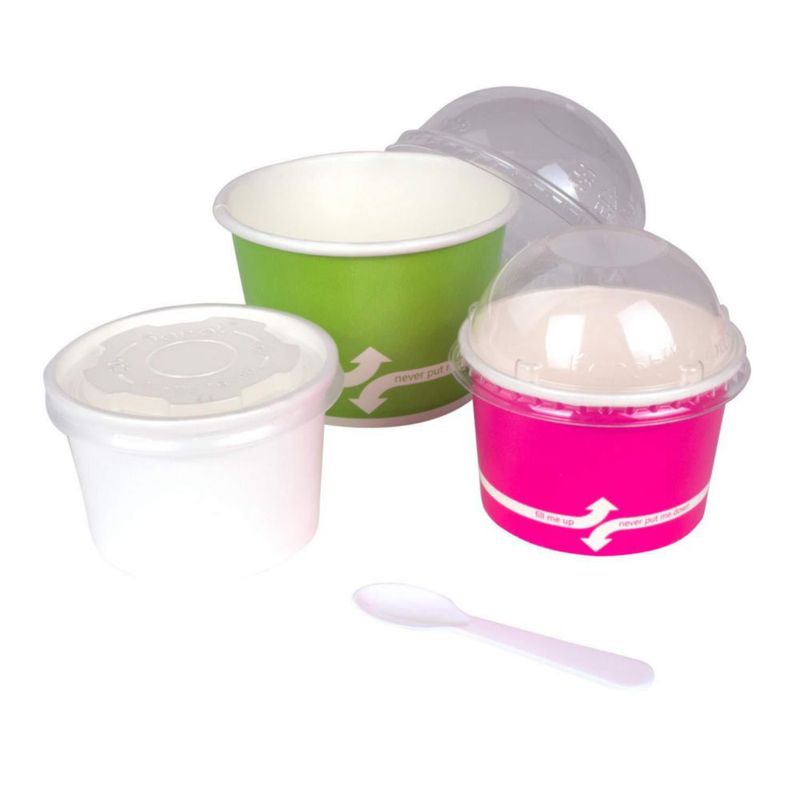 Cucharas Karat U2450W 7 cm PS Blanco 4000 uds