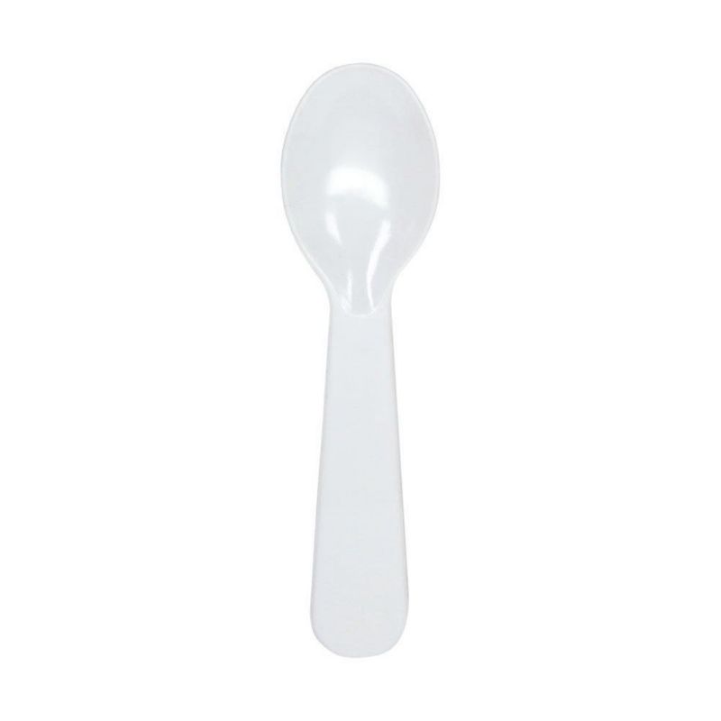 Cucharas Karat U2450W 7 cm PS Blanco 4000 uds