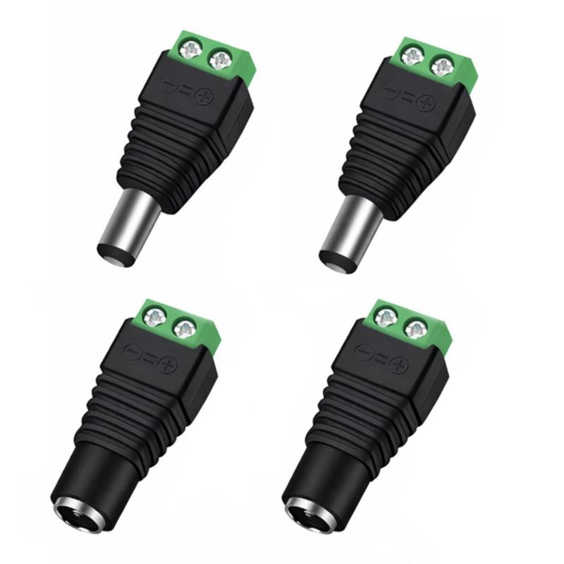 Adaptador de Jack de Alimentación DC California JOS 2.1 × 5.5 mm 12 V 2+2