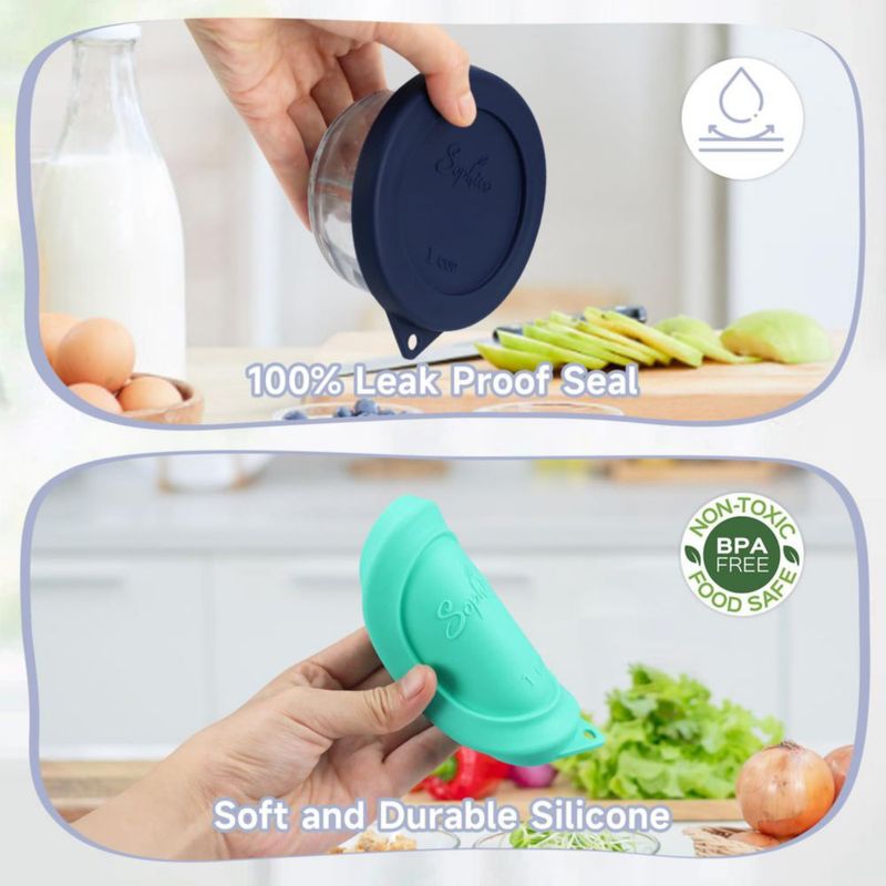 Tapa de contenedor SOPHICO 240 ml silicona (pack de 2)