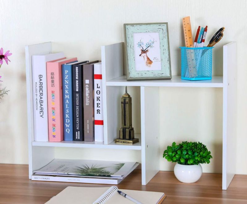Estantería de escritorio ajustable PAG 37‑59 cm de melamina
