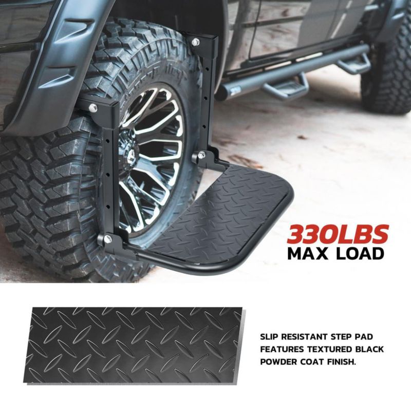 Escalón Plegable para Llantas DNA MOTORING 23‑33 cm 150 kg