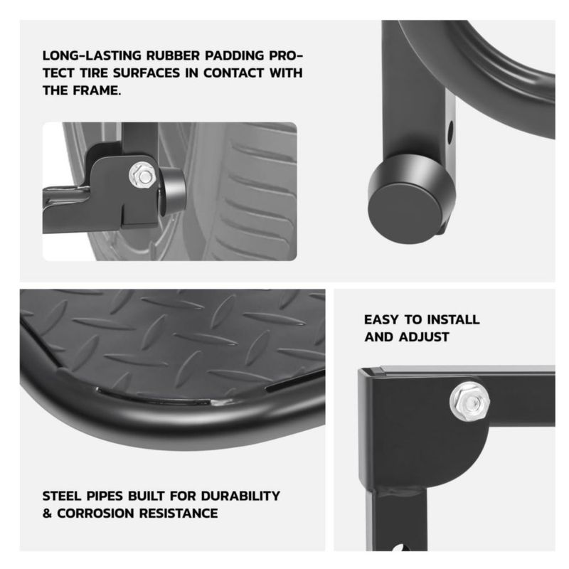 Escalón Plegable para Llantas DNA MOTORING 23‑33 cm 150 kg