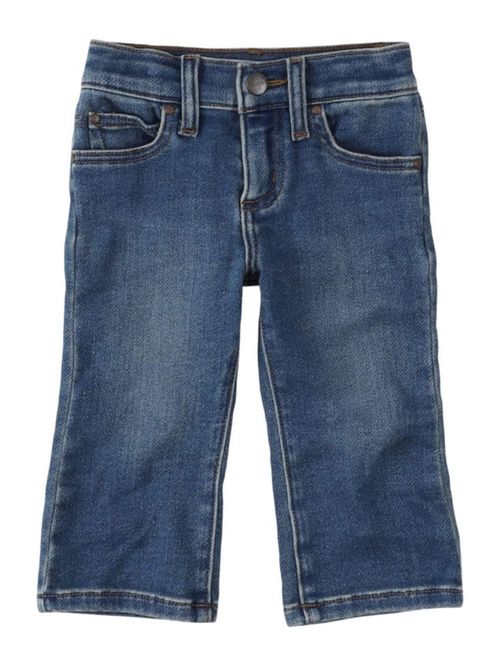 Pantalones vaqueros Wrangler para bebé niño corte boot 4T cinco bolsillos