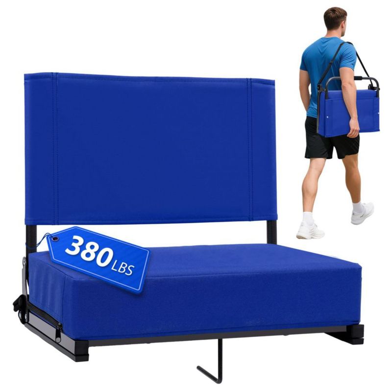 Asiento de Estadio Sekey 46 cm Azul Real Capacidad 172 kg