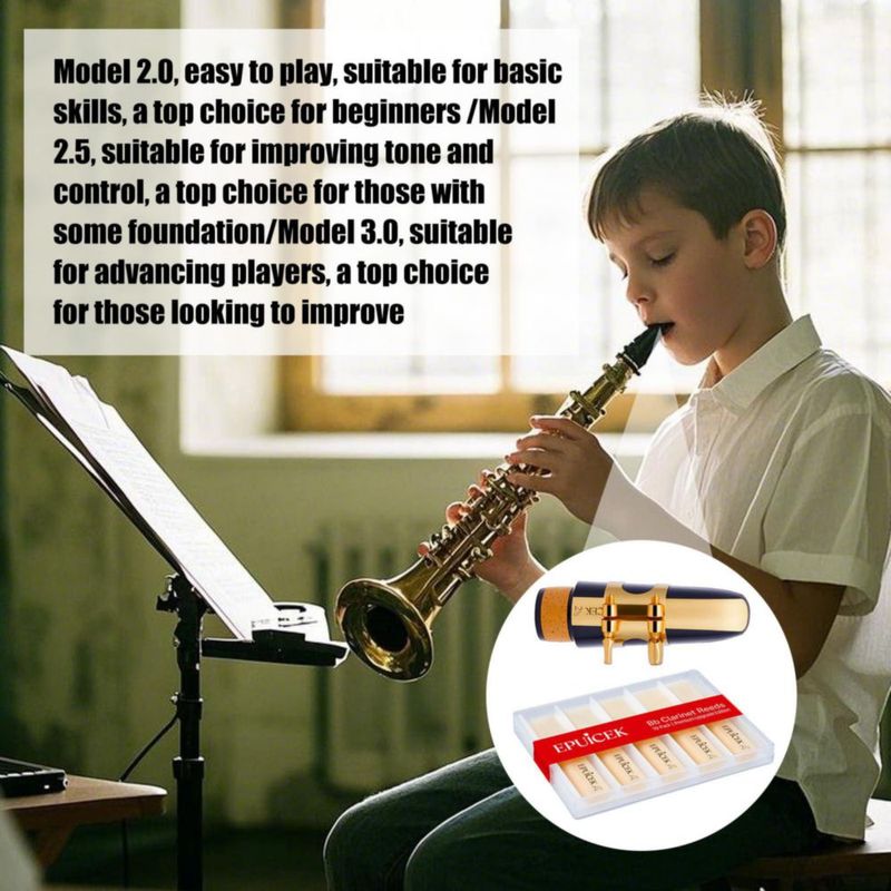 Cañas para clarinete EPUICEK fuerza 2.5 (paquete de 10)