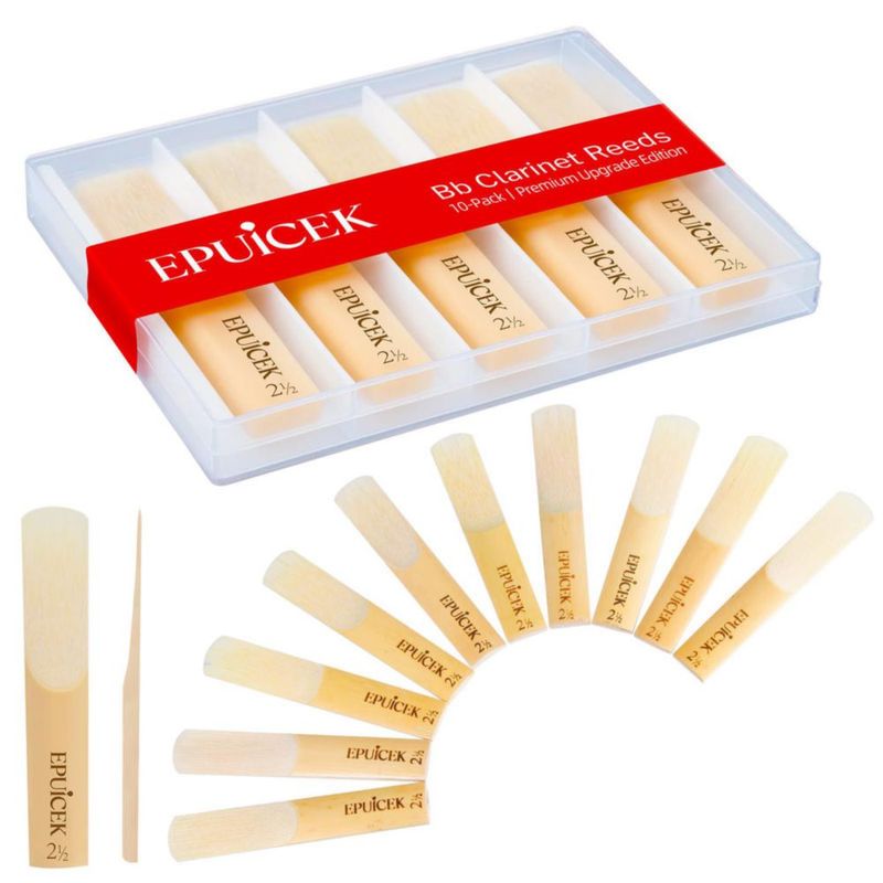 Cañas para clarinete EPUICEK fuerza 2.5 (paquete de 10)