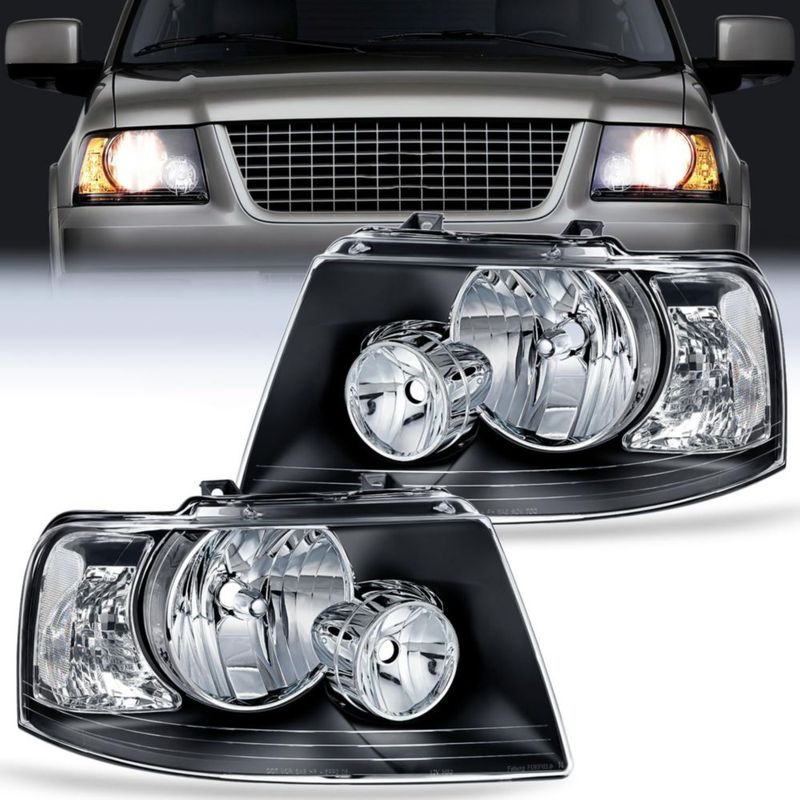 Farol Nilight para Ford Expedition 2003‑2006 Carcasa Negra